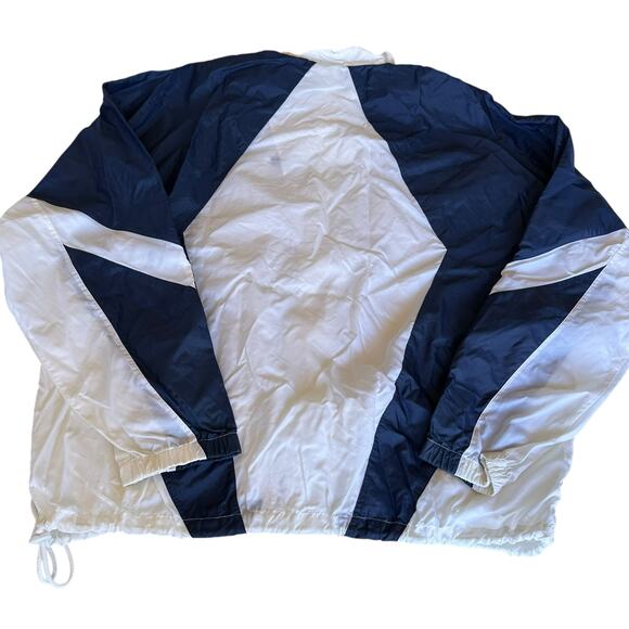 Vintage Nike Jacket Womens Size 3X White Navy Blue 90s Retro Streetwear Athletic - Picture 5 of 6